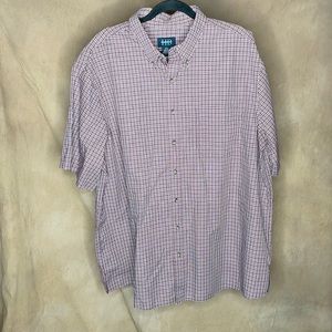 Harbor Bay Men's XL Short Sleeve Button Down Shirt - LIKE NEW